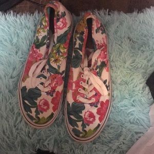 Floral Patterned Sneakers